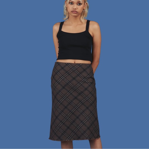SOLD Unif Mocha Skirt - Medium - Picture 1 of 5